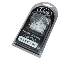 B100G4 - 100 pack blanking plugs