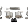 Mustang 2.3T Resonated cat-back system 70mm/2.75 2015 2019