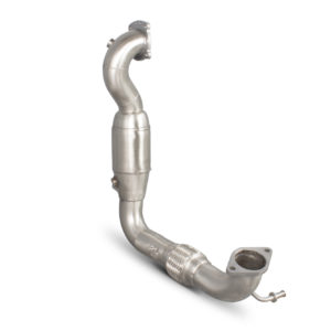 Fiesta Ecoboost 1.0T 100,125 & 140 PS Downpipe with high flow sports catalyst 63.5mm/2.5 2013 2017