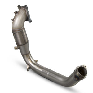 Civic Type R FK2 (LHD) Downpipe with a high flow sports catalyst 70mm/2.75 2015 2017