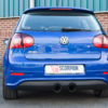 Golf MK5 R32 Non-resonated cat-back system 76mm/3 2005 2008